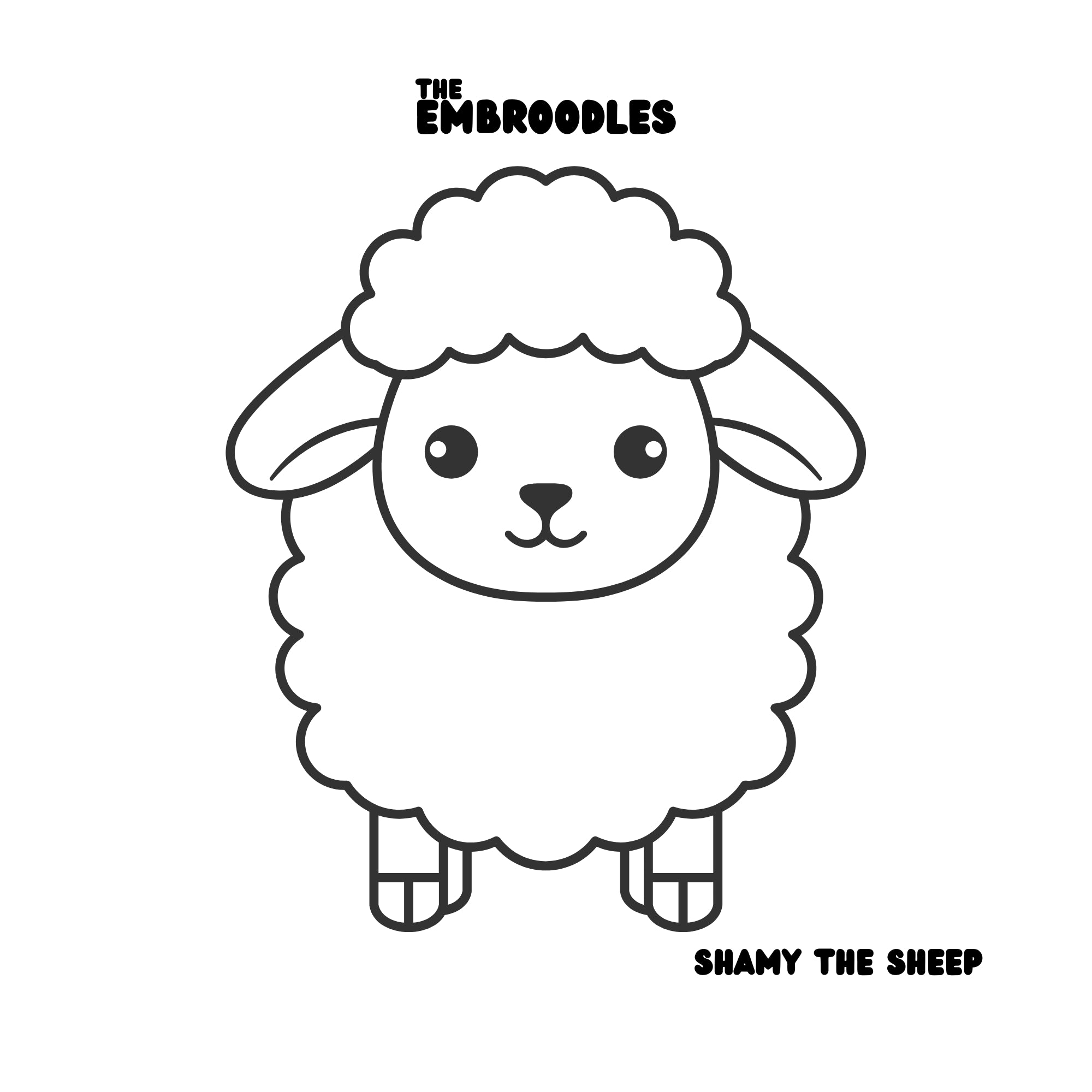 Shamy the Sheep Cross-Stitch Kit