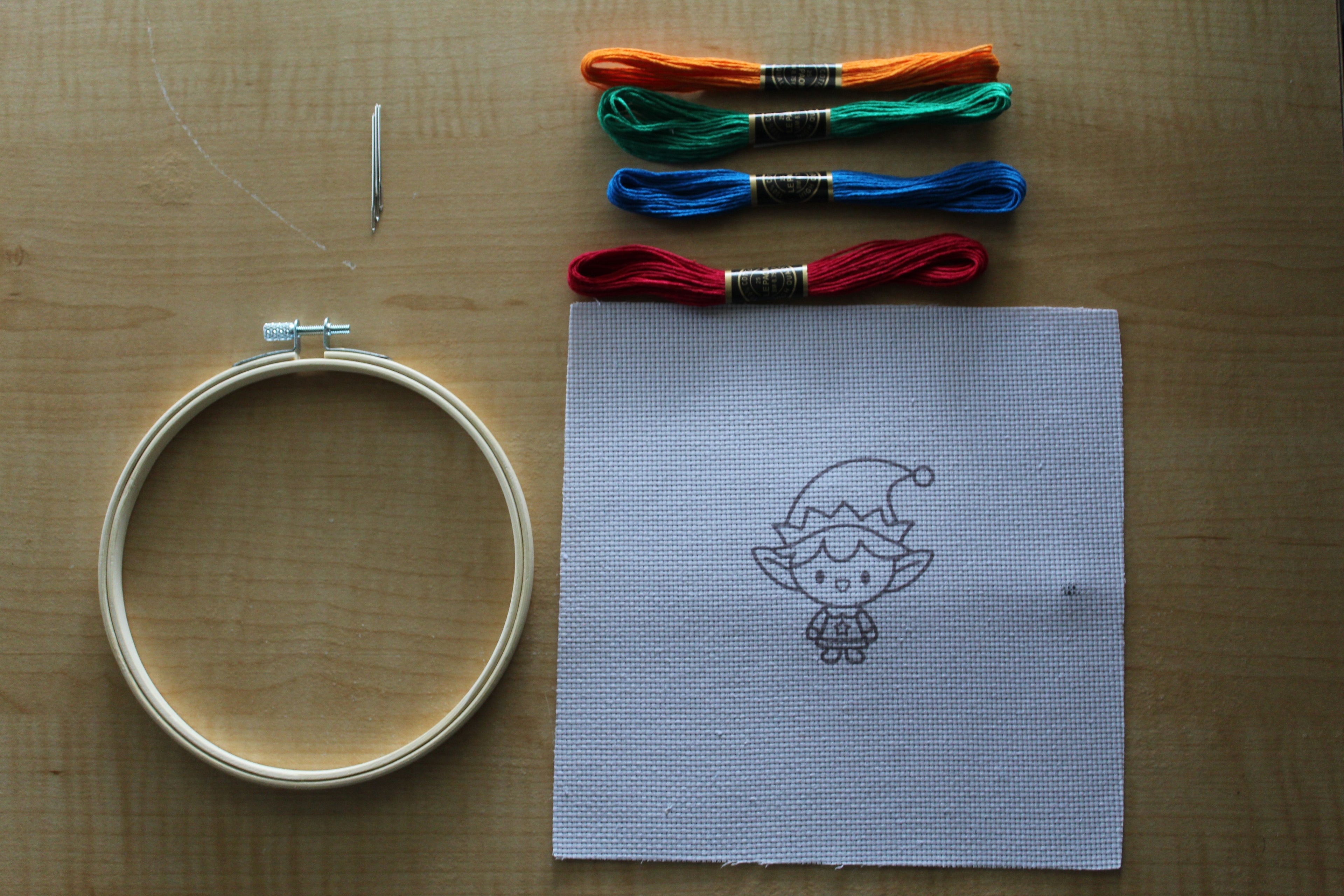 Cocoa The Elf Cross-Stitch Kit