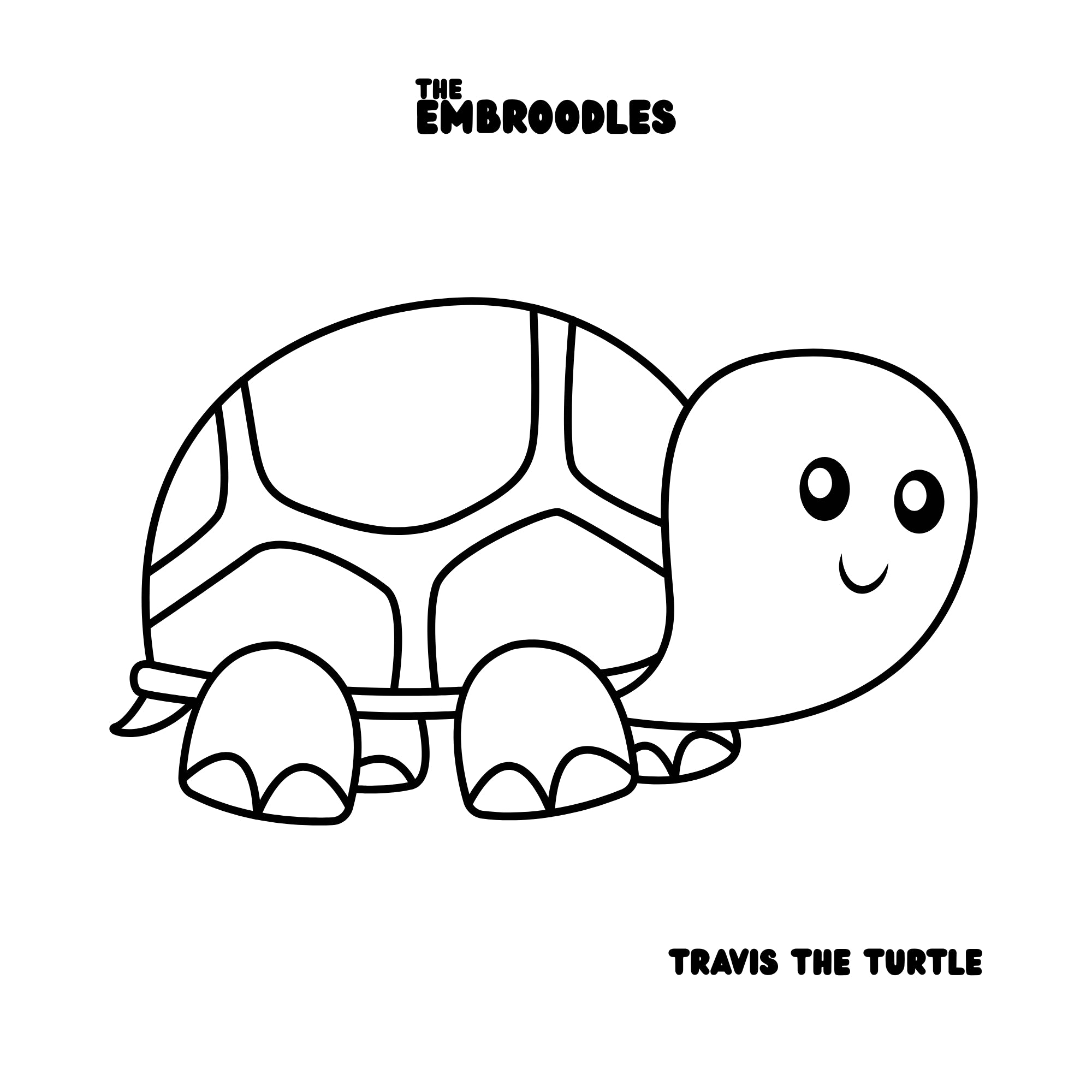Travis the Turtle Cross-Stitch Kit