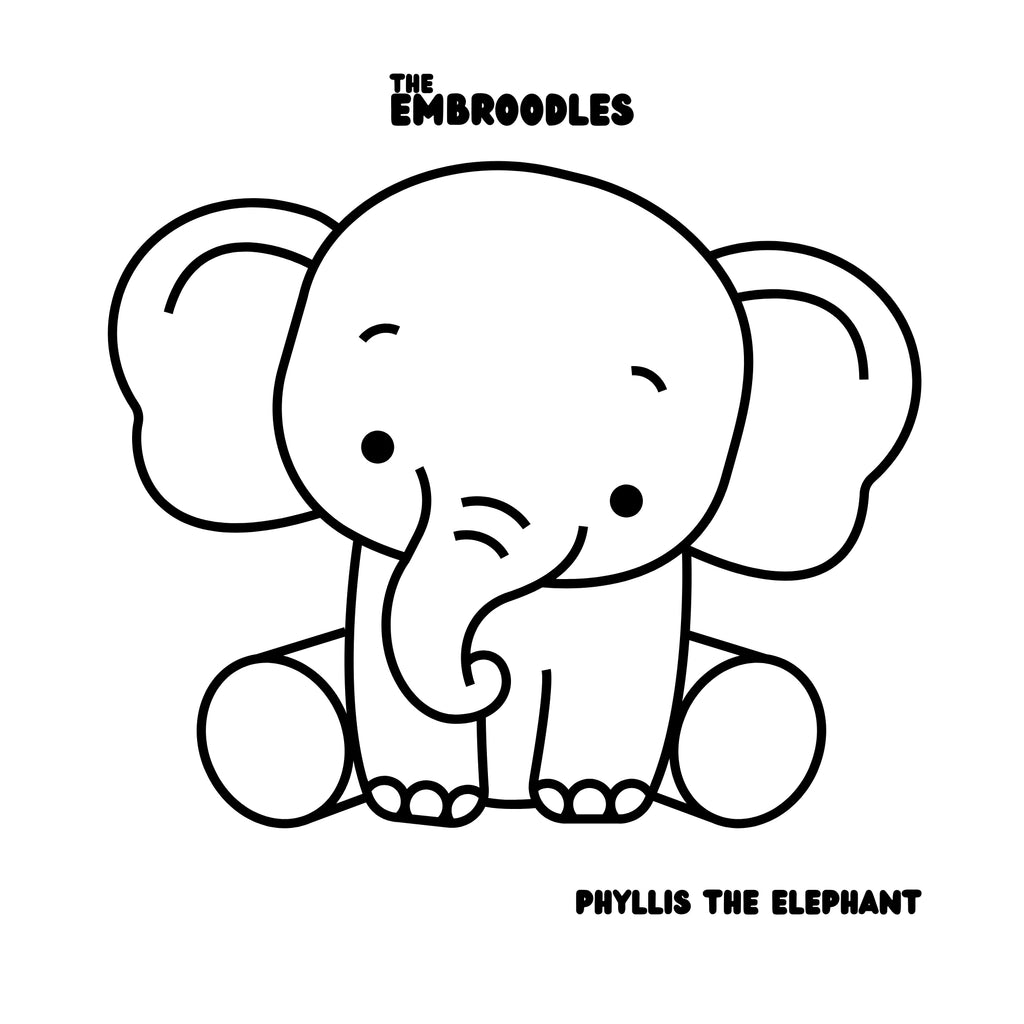 Phyllis The Elephant Cross-Stitch Kit