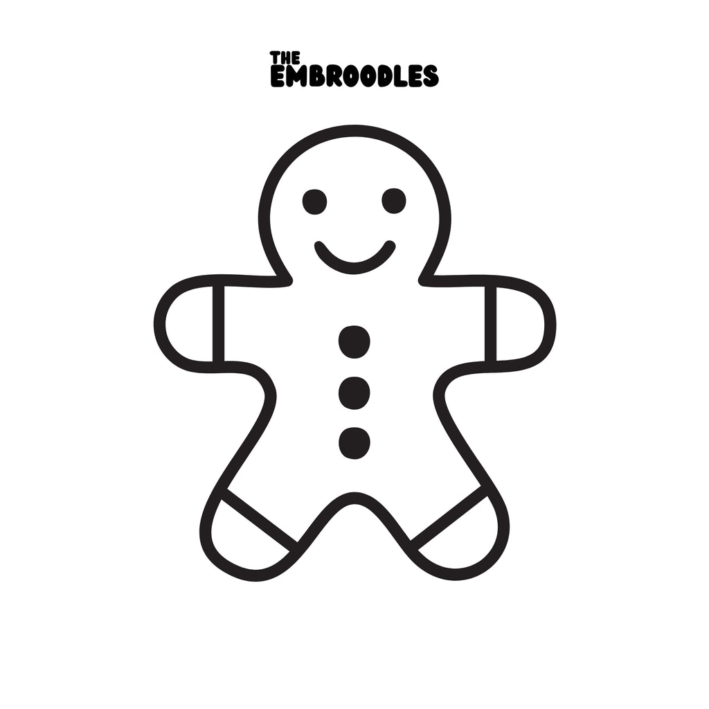 Gingerbread Man Cross-Stitch Kit