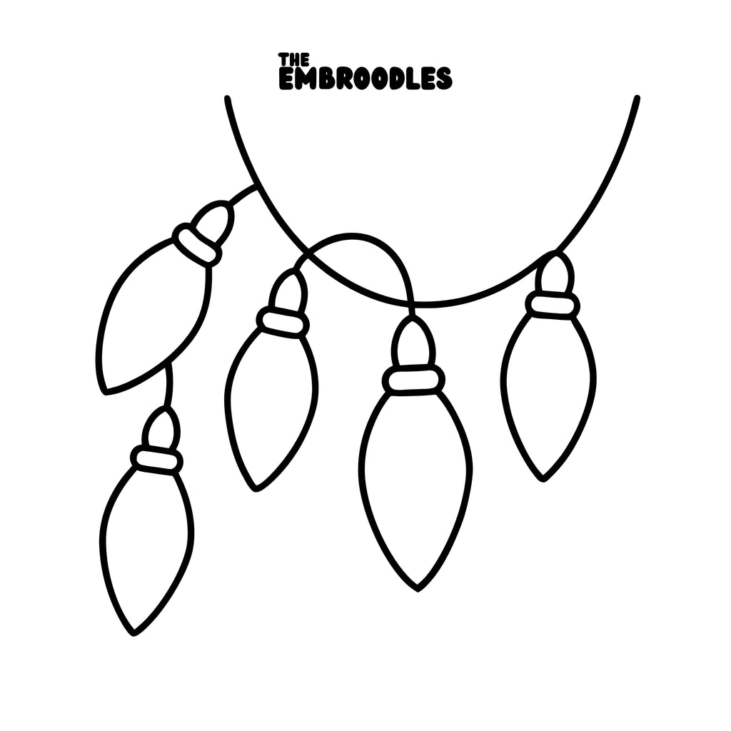 Christmas Lights Cross-Stitch Kit