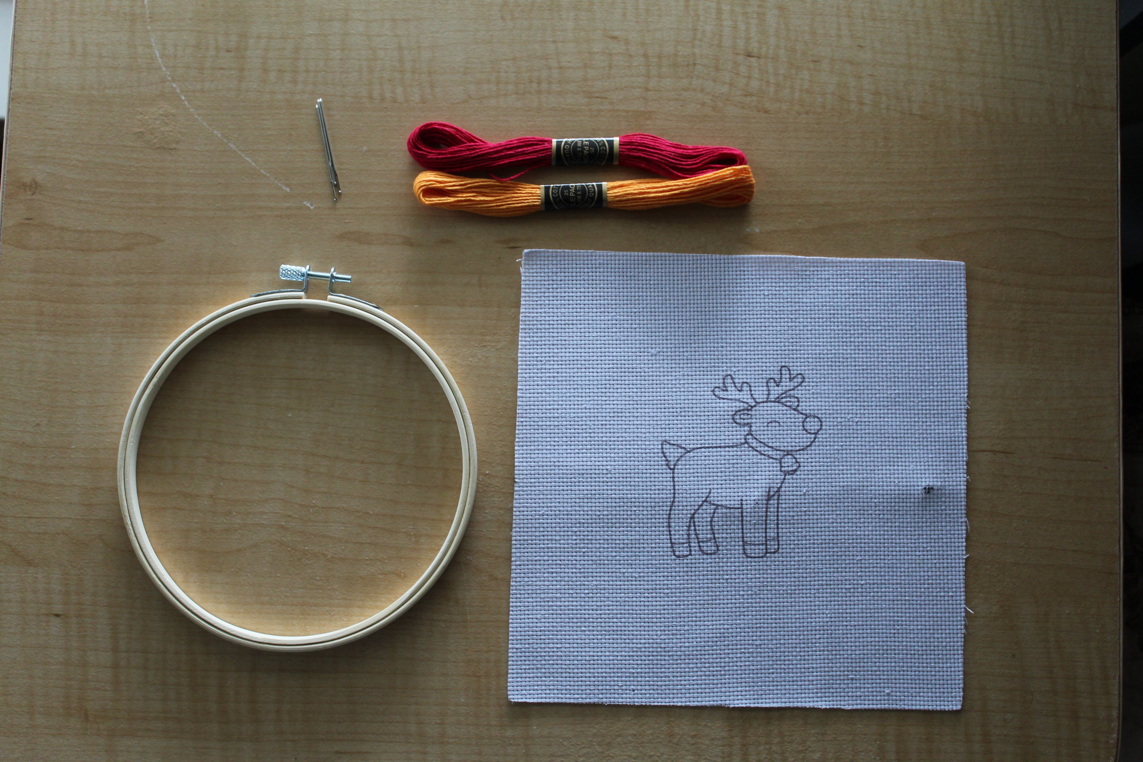 Dasher the Reindeer Cross-Stitch Kit