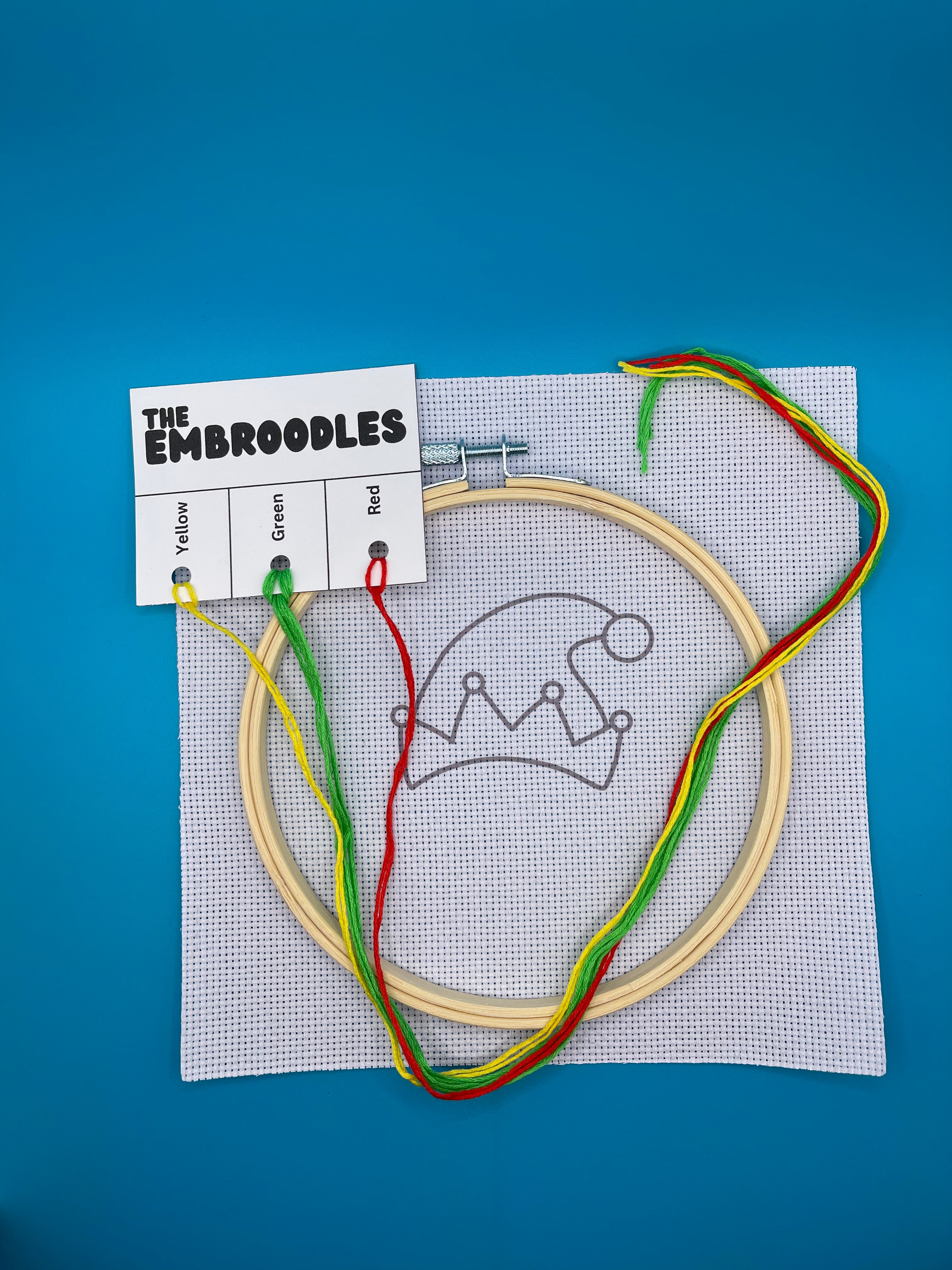 Santa's Hat Cross-Stitch Kit